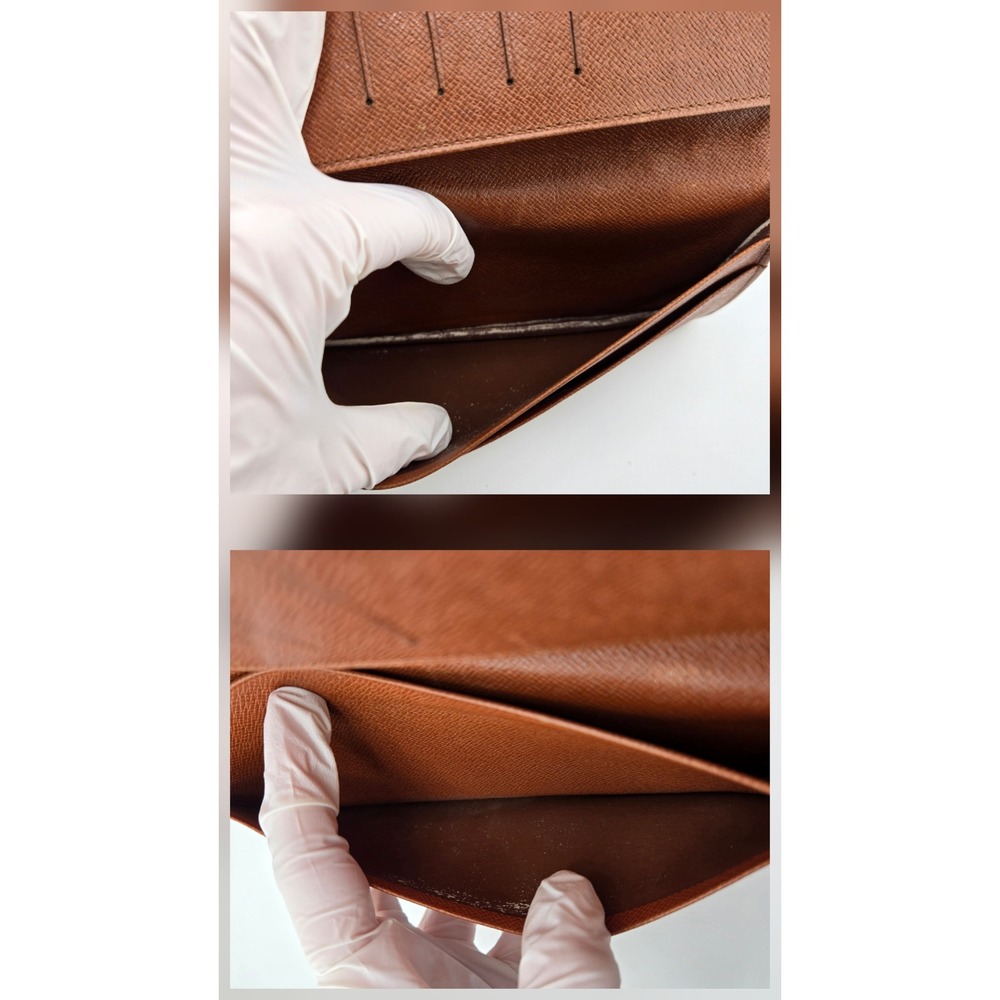 Louis Vuitton Monogram Porte Valeurs Cartes Credit Long Wallet CT1905 Brown - Picture 6 of 8
